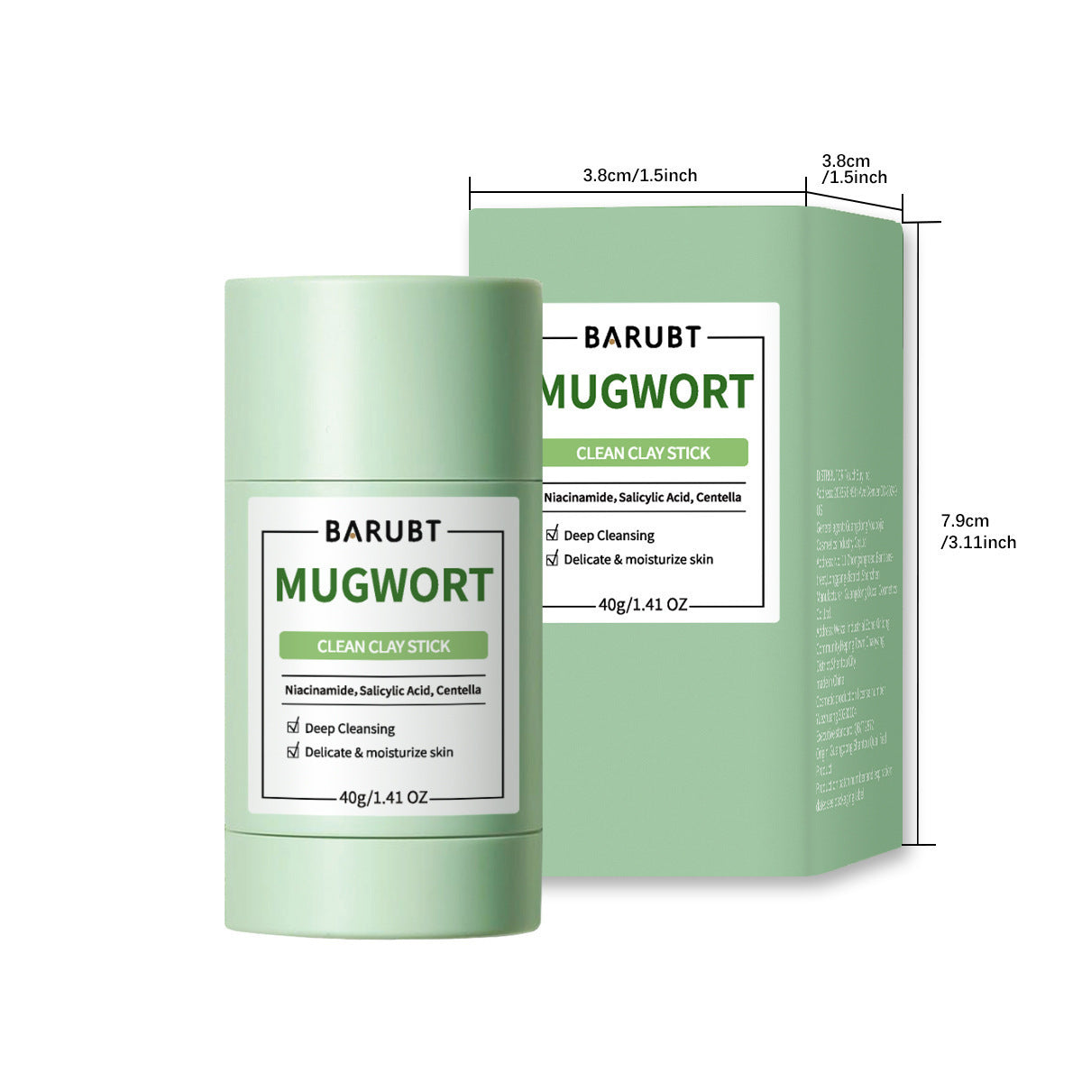 Mugwort Mud Mask Stick Deep Cleansing Pore Care